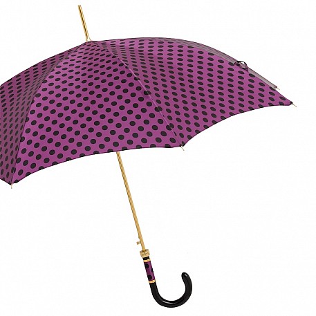 Deštník luxusní Pasotti Purple Dots