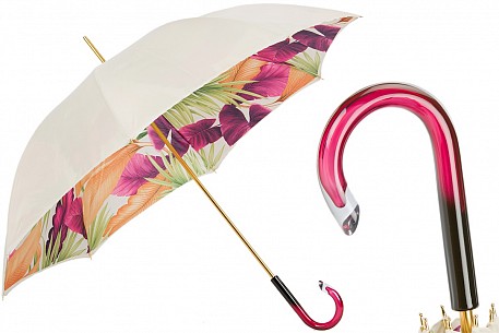 Deštník luxusní Pasotti Tropical Pink