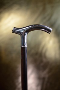 Vycházková hůl luxusní stříbrná (Ag 925) Fayet