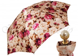Deštník skládací luxusní il Marchesato Pink Floral